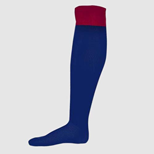 Calcetines FC. Barcelona 2019-20 - Producto con Licencia - Niño Talla 1 de 6 a10 años - Medias sin Talon de 40 cm.