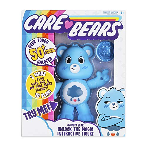 Care Bears 22053 Desbloquear Las Figuras interactivas mágicas-Grumpy Bear-Edades 4+, 3