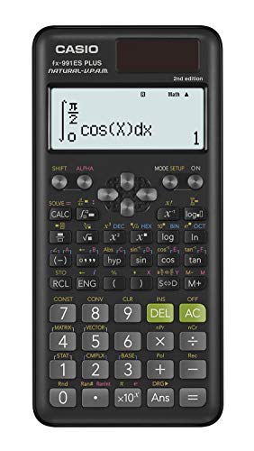 Casio FX-991ES Plus-2 - Calculadora Científica, 417 Funciones, 11 x 77 x 162 mm, Negro