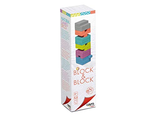 Cayro - Block & Block Deco - Juego de observación y lógica - juego de mesa - Desarrollo de habilidades cognitivas e inteligencias múltiples - Juego de mesa (3619)