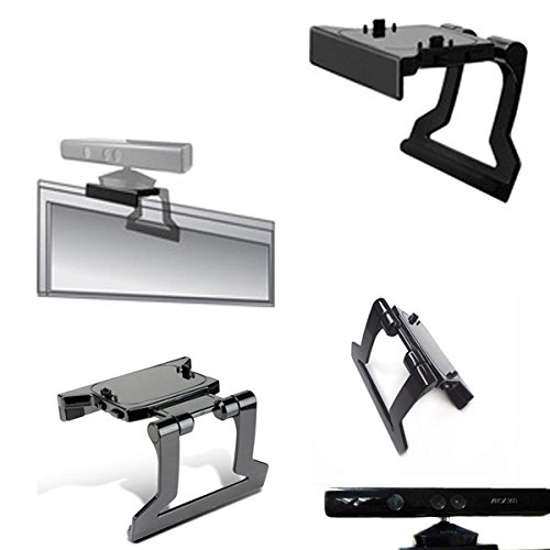 Cewaal Clip de Clip de TV Soporte de Soporte de Montaje Ajustable de Plástico para Microsoft Xbox 360 Sensor Kinect Xbox360 Cewaal Clip de Clip de TV Soporte de Soporte de Montaje Ajustable de Plástico para Microsoft Xbox 360 Sensor Kinect Xbox360