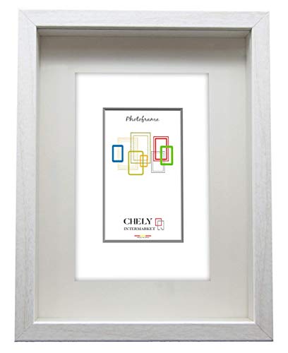 Chely Intermarket, Marcos con Profundidad 18x24 cm (Medida Interior de paspartú 13x18 cm) (Blanco) | MOD-3503| El Marco Queda al Nivel de la Pared.(3503-18x24-0,55) Chely Intermarket, Marcos con Profundidad 18x24 cm (Medida Interior de paspartú 13x18 cm) (Blanco) | MOD-3503| El Marco Queda al Nivel de la Pared.(3503-18x24-0,55)