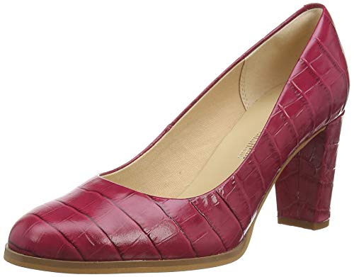 Clarks Kaylin Cara, Zapatos de Tacón para Mujer, Rosa (Pink Pink), 37 EU