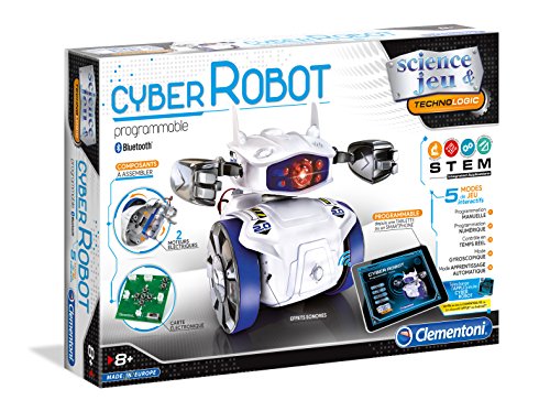 Clementoni 52182 Robot de Entretenimiento - Robots de Entretenimiento (Robot programable, Negro, Azul, Blanco, Niño, 8 año(s), 451 mm, 70 mm)