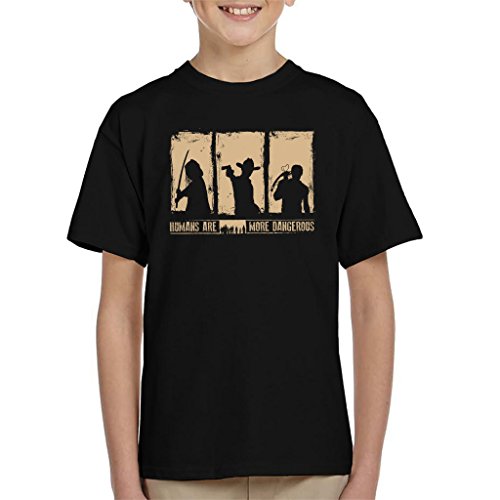 Cloud City 7 Walking Dead Humans Are More Dangerous Kid's T-Shirt