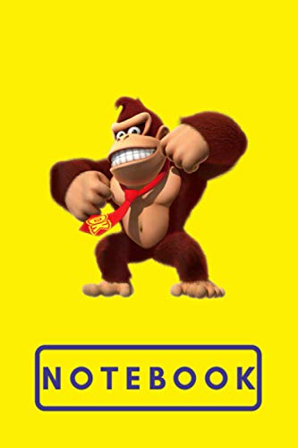 Composition: Donkey Kong Country tropical Freeze Notebook Wide Ruled 7.5 x 9.25 in, 100 pages book for girls, kids, school, students and teachers