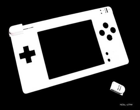 Consoles and Gadgets Nintendo DSL Lite White Replacement Hinge & Hinge Plate Kit [Importación Inglesa]