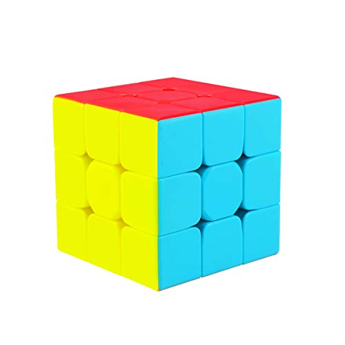 Cooja Cubo de Velocidad 3x3 Speed Cube, Cubo Magico 3x3x3 Smooth Magic Cube Puzzle Durable Regalo de Juguetes para Niños Niñas