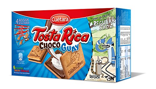 Cuétara - Tosta Rica Choco Guay - Galletas Sándwich Rellena de Crema de Leche - 168 g Cuétara - Tosta Rica Choco Guay - Galletas Sándwich Rellena de Crema de Leche - 168 g