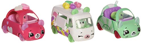 Cutie Cars- Blíster 3 Coche Fast N Fruity, Multicolor (Giochi Preziosi Spagna HPC02011)