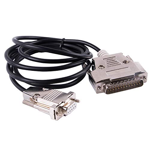 DB9 a DB25 - Cable de módem nulo para Impresora X68000 X68k a PC