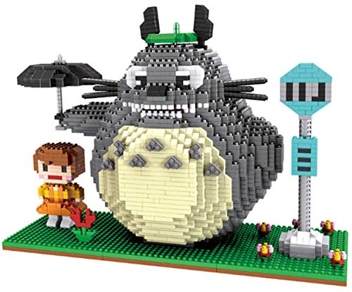 Dibujos Animados Anime Totoro Kawaii Oso De Las Muchachas De Regalo Building Blocks - Figura De Acción De Modelo,Totoro