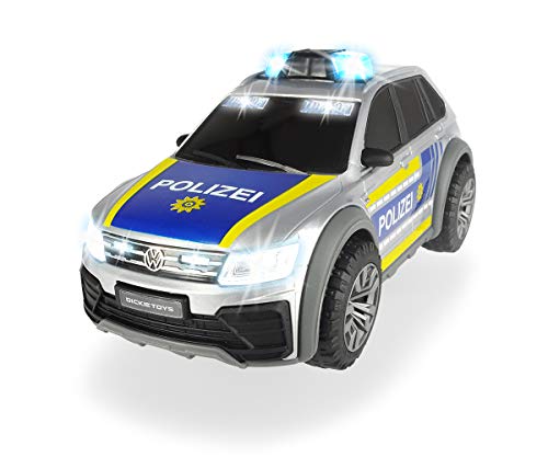 Dickie Toys 203714013 VW Tiguan R-Line - Coche de policía con luz y Sonido, 25 cm, a Partir de 3 años, Multicolor Dickie Toys 203714013 VW Tiguan R-Line - Coche de policía con luz y Sonido, 25 cm, a Partir de 3 años, Multicolor