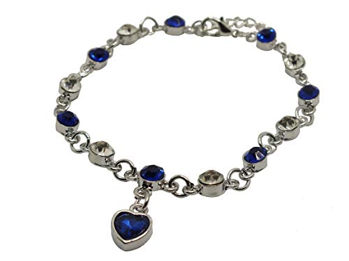 DISFRUTA Pulsera con colgante de corazón para mujer – Joya – Pulsera ajustable – Pulsera para mujer – Siempre juntos – Regalo para el día de San Valentín, aniversario, cumpleaños, ajustable