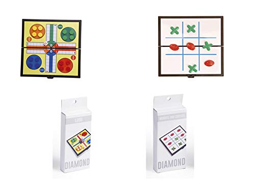 DISOK Lote de 20 Juegos Magnéticos Parchís y Tres en Raya. Juegos de Mesa, Juegos creativos Habilidades para Niños, niñas para Cumpleaños, Colegios, Guarderías. Detalles niños Comuniones Bodas DISOK Lote de 20 Juegos Magnéticos Parchís y Tres en Raya. Juegos de Mesa, Juegos creativos Habilidades para Niños, niñas para Cumpleaños, Colegios, Guarderías. Detalles niños Comuniones Bodas