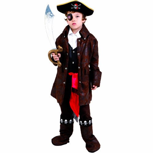 Dress Up America Disfraz de Pirata de niño caribeño Lindo