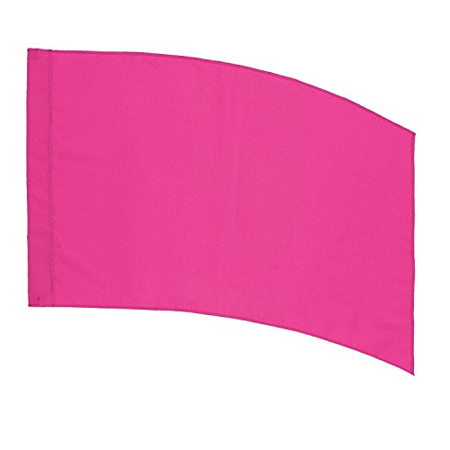 DSi color bandera de práctica de seguridad (unidades) – curvado Rectangular, Color Rosa