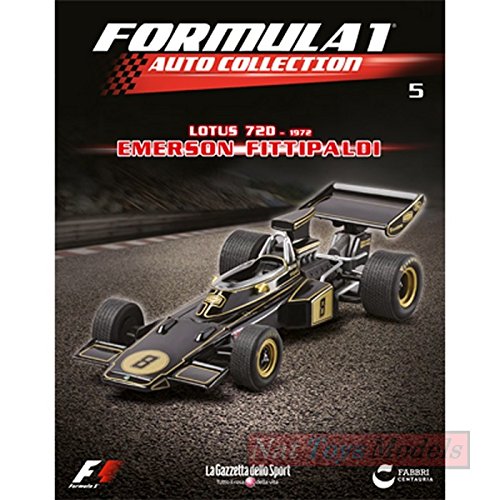 EDICOLA F1 Lotus 72D 1972 E. Fittipaldi Formula 1 Collection Model 1:43 +fas Die Cast Compatible con