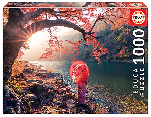 Educa- Amanecer en El Río Katsura, Japón Puzle, 1 000 Piezas, Multicolor (18455) Educa- Amanecer en El Río Katsura, Japón Puzle, 1 000 Piezas, Multicolor (18455)