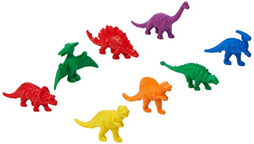 edx education 53082 Conjunto de figuritas de dinosaurios para contar, 128 unidades
