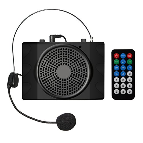 ELEGIANT - Amplificador de voz portátil con amplificador de voz y altavoz USB 2.0 recargable para guía de turismo, formación profesional, conferencia, promoción de la venta