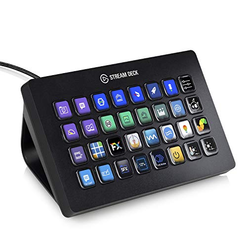 Elgato Stream Deck XL - Control de streaming, 32 teclas LCD personalizables, Windows 10 y macOS 10.13 o posterior