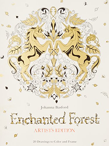 Enchanted Forest: 20 Drawings to Color and Frame