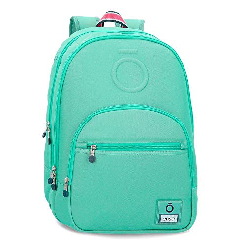 Enso Basic - Mochila de doble compartimento, 46 cm, Turquesa Enso Basic - Mochila de doble compartimento, 46 cm, Turquesa