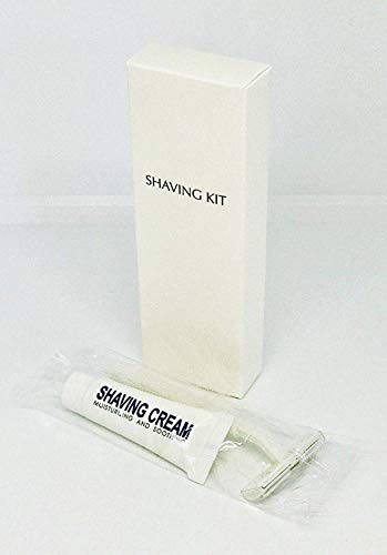 Equipamientos de hotel Caja de afeitar desechable Maquinilla de afeitar con crema Envasados individualmente 14 artículos por caja Equipamientos de hotel Caja de afeitar desechable Maquinilla de afeitar con crema Envasados individualmente 14 artículos por caja