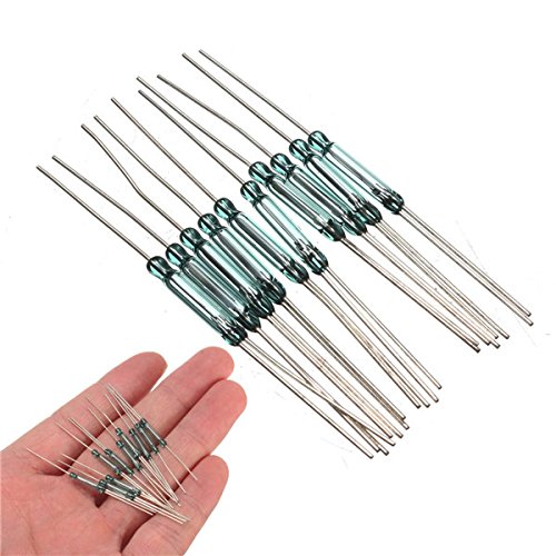 EsportsMJJ 10Pcs N/O N/C Spdt Interruptor Magnético Reed Switches 2.5 X 14Mm Switch EsportsMJJ 10Pcs N/O N/C Spdt Interruptor Magnético Reed Switches 2.5 X 14Mm Switch
