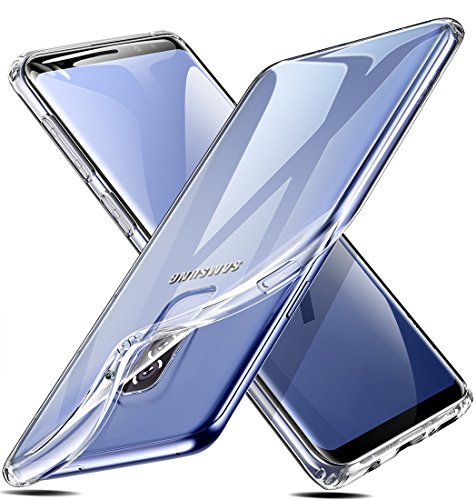 ESR Funda Transparente para Samsung S9 Plus/S9+,Suave TPU Gel [Ultra Fina] [Protección a Bordes y Cámara] [Compatible con Carga Inalámbrica] para Samsung Galaxy S9 Plus/S9+,Transparente