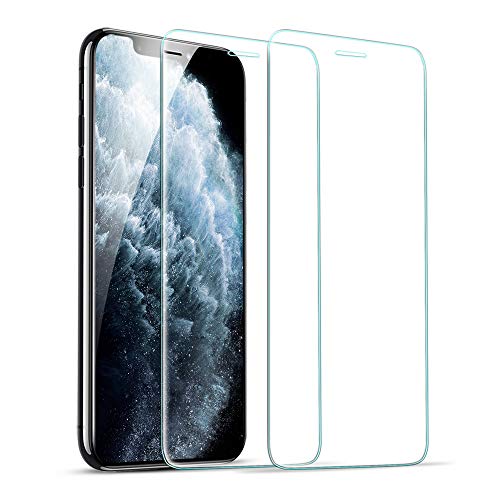 ESR Protector de Pantalla para iPhone 11 Pro/iPhone XS/X, Marco de Instalación Fácil, Compatible con Carcasa, Protector de Pantalla Cristal Templado Premium para iPhone de 5,8” (2019). 2 Unidades.