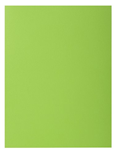 Exacompta 800013E - Lote de 100 Subcarpetas Rock"S 80, Color Verde Claro