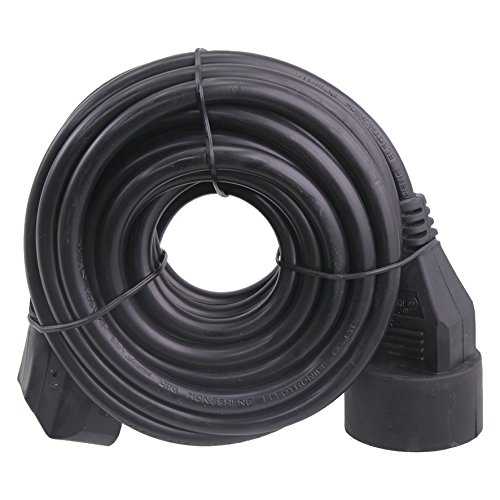 Exin H05VVF, Alargador, 5 m, 3 x 1.5 mm², color Negro