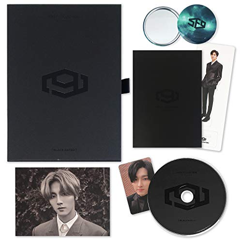 FIRST COLLECTION [ BLACK RATED ver. ] - SF9 1st Album CD + Booklet +Postcard Set + Mini Photo Stand + Selfie Photocard + FREE GIFT / K-Pop Sealed