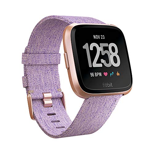 Fitbit Versa - Reloj Deportivo Smartwatch - Edición Especial - Unisex Adulto, Morado (Lavanda), Talla Única