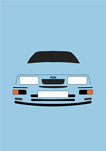 Ford Sierra RS Cosworth Retro Motor Company - Tarjeta de felicitación