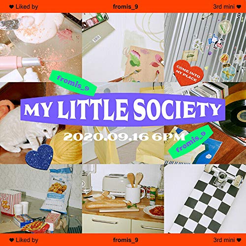 FROMIS_9 [MY LITTLE SOCIETY] 3rd Mini Album MY SOCIETY Ver. 1ea CD+72p Photo Book+2ea Mini Card+2ea Photo Card+TRACKING CODE K-POP SEALED