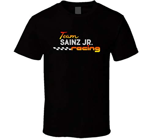 FULING Sainz Jr Racing Cool Formula 1 Camiseta Negro FULING Sainz Jr Racing Cool Formula 1 Camiseta Negro