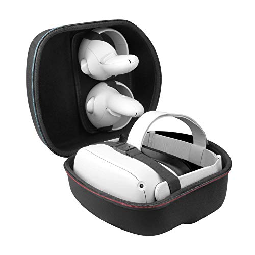 Funda de Transporte para Auriculares Oculus Quest 2/Oculus Quest Todo en uno VR Gaming Headset Funda Protectora de Viaje de Alta Capacidad para Controladores táctiles Funda de Transporte para Auriculares Oculus Quest 2/Oculus Quest Todo en uno VR Gaming Headset Funda Protectora de Viaje de Alta Capacidad para Controladores táctiles