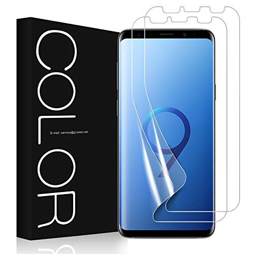 G-Color Galaxy S9PLUS Protector de Pantalla, [Alta Definición y Sensibilidad] TPU, Protector de Pantalla para Samsung Galaxy S9PLUS