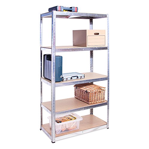 G-Rack 0044 Sistema de estanterías, Galvanizado, 180cm x 90cm x 45cm G-Rack 0044 Sistema de estanterías, Galvanizado, 180cm x 90cm x 45cm