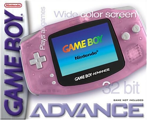 GameBoy Advance - Konsole #pink-transp. - Clear Red