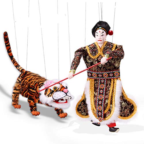 GAOJIAN Marionetas Juguete de títeres de Sombra Cultura Tradicional China Pull String Puppet, 38cm