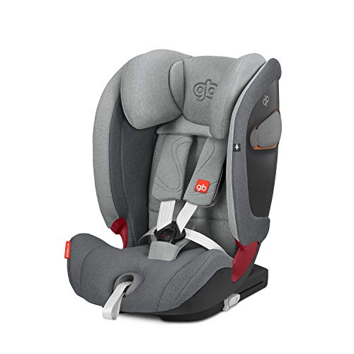 GB Gold Everna-Fix - Silla de coche para coches con ISOFIX, Grupo 1/2/3 (9-36 kg, De 9 meses a 12 años aprox.) London Grey