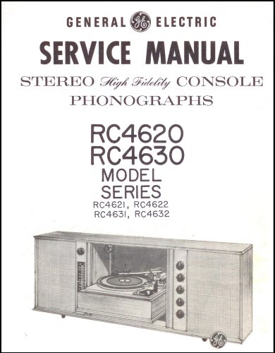 General Electric Service Manual for RC4631, RC4632 Phonograph Consoles (English Edition)