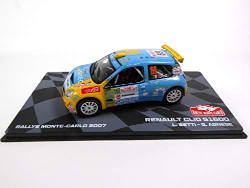 Générique Renault Clio S1600 2007 Betti 1:43 Ixo (BR9)