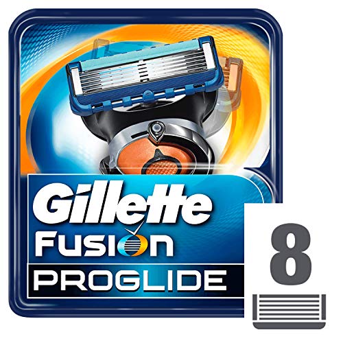 Gillette 010639 Fusion ProGlide - Cuchillas de recambio para maquinilla de afeitar - 8 Unidades