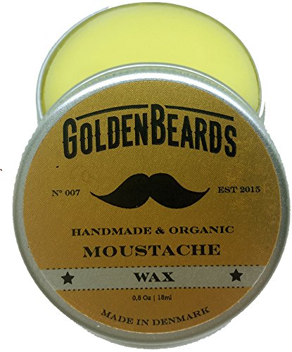 Golden Beards Cera Para Bigote Orgánica y 100x100 Natural – 15 Mililitros Moldea Tu Bigote Con Nuestra Cera Soft/Medium Para Obtener unos Resultados Sorprendentes 15 ml Golden Beards Cera Para Bigote Orgánica y 100x100 Natural – 15 Mililitros Moldea Tu Bigote Con Nuestra Cera Soft/Medium Para Obtener unos Resultados Sorprendentes 15 ml