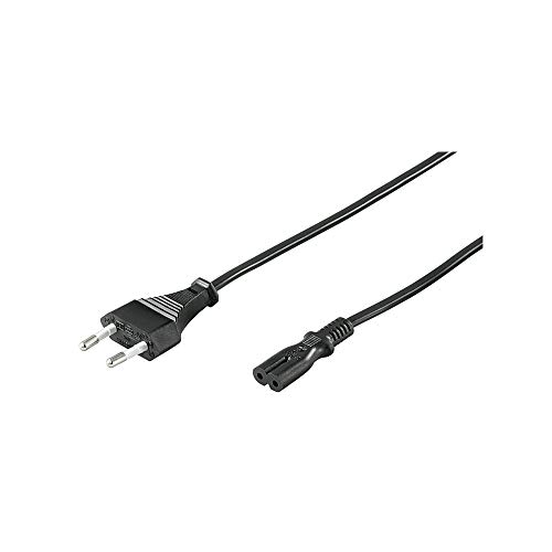 Goobay 95039 - Cable de alimentación 5 m, Negro